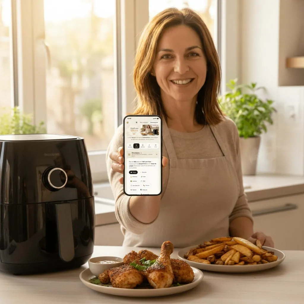 Comida Air Fryer lista esta noche